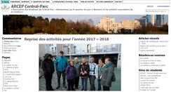 Desktop Screenshot of central-parc.fr